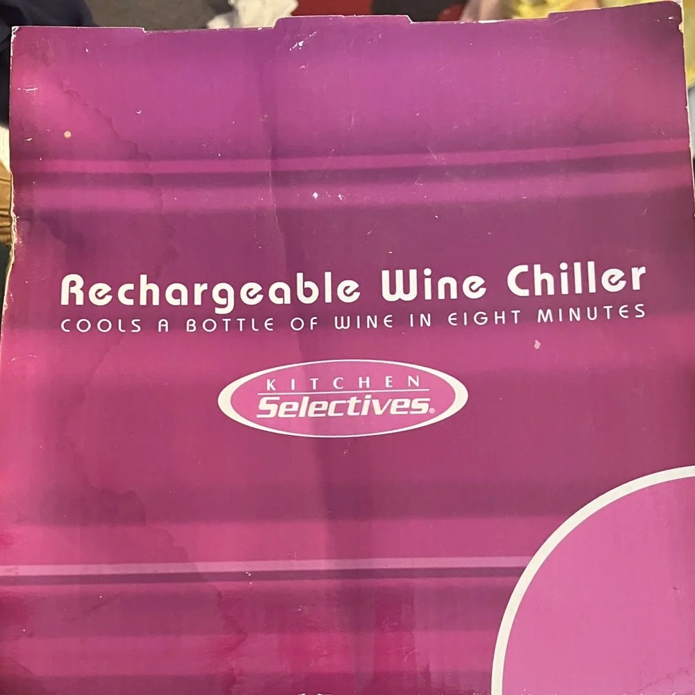 Kitchen Selectives Rechargeable Wine Chiller NIB